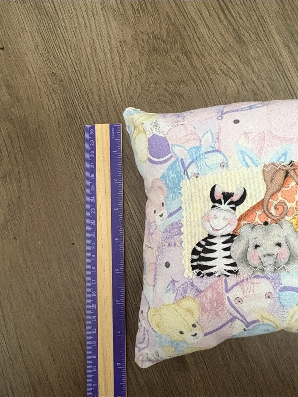 Blooming Love Pastel Baby Animal Accent Pillow